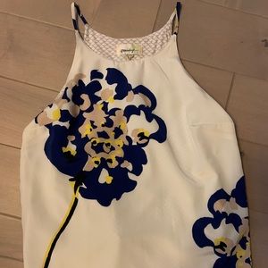 Anthropologie (porridge) drop layer patterned tank